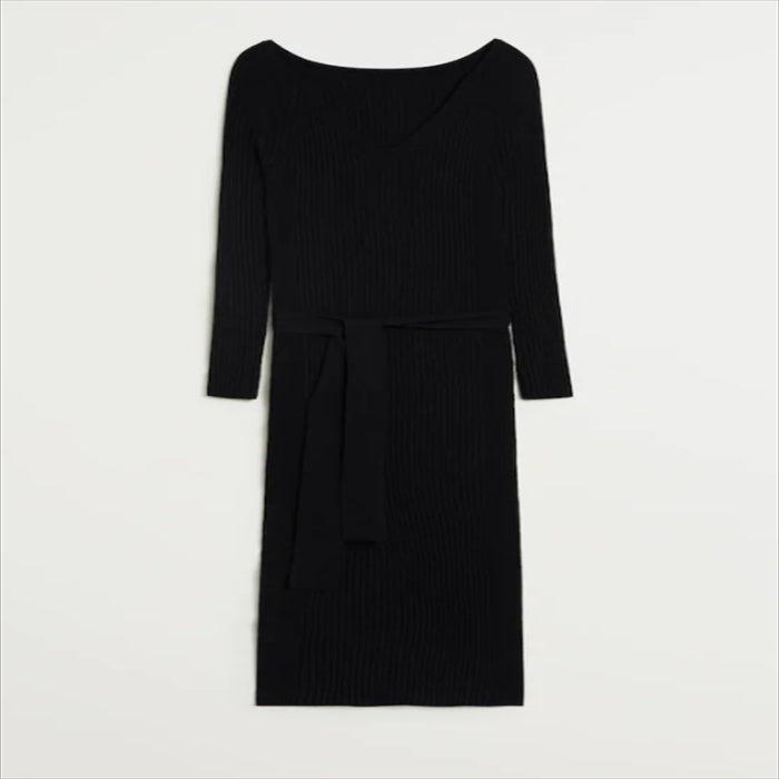 فستان صوف طويل