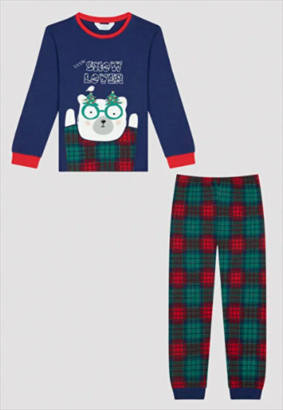 B.SNOW LOVER LS PJ SET