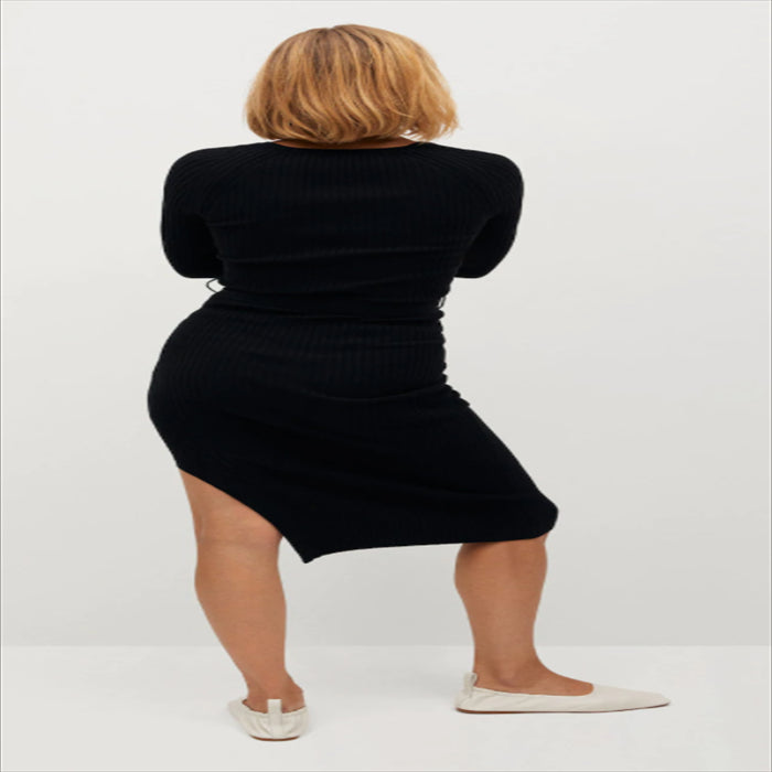 فستان صوف طويل