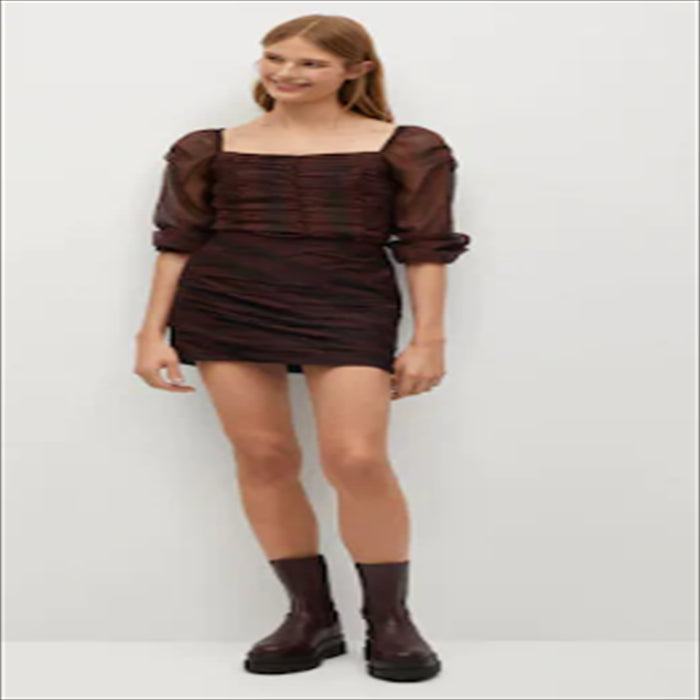 تنورة قصيرة شيفون مطبوعة