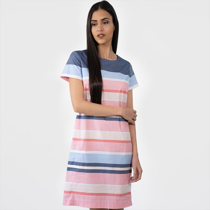 فستان كاجوال مطبع