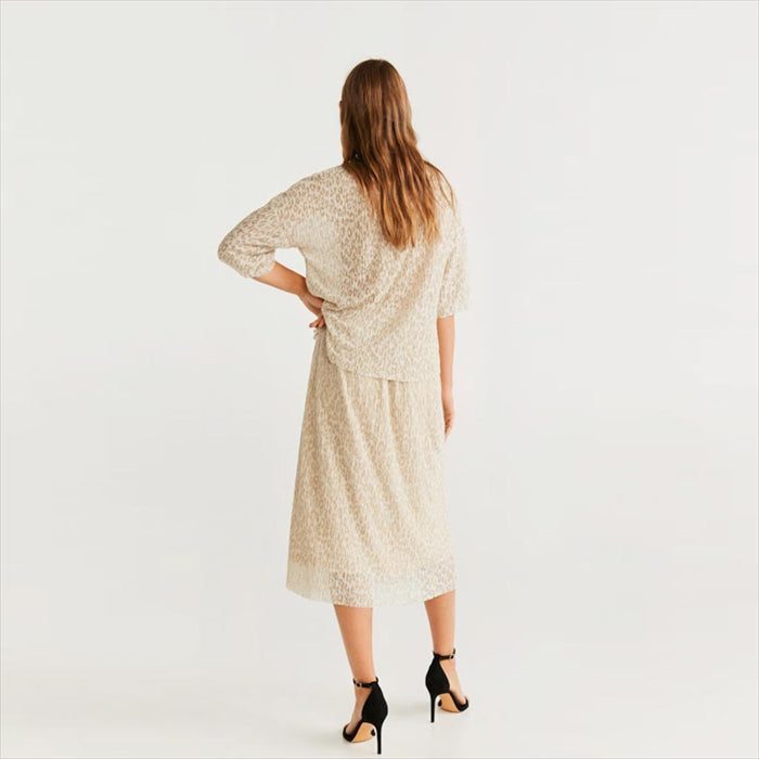 Blouse with tiger print