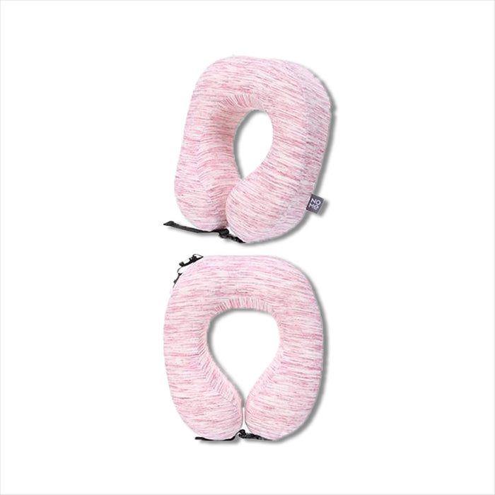 وسادة رقبة محمولة (وردي)