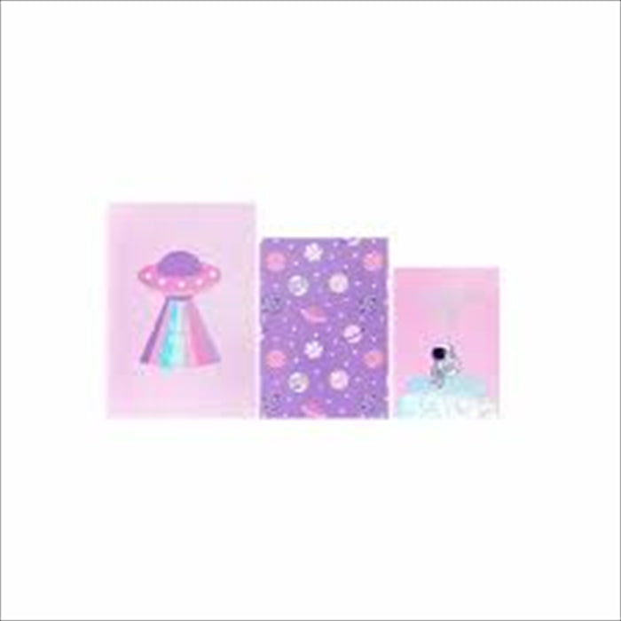 مجموعة كتب مخيطة بالغرز (3 قطع)