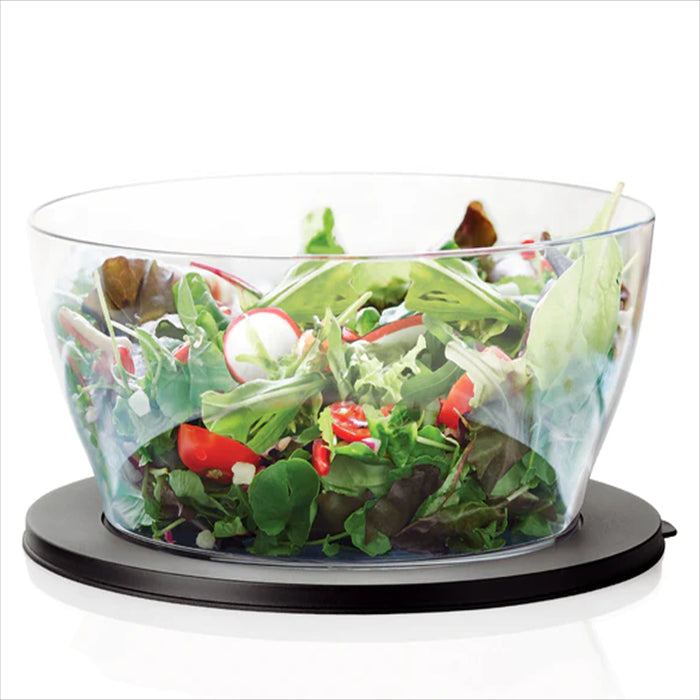 وعاء تخزين و تقديم -كلير- شفاف اسود- 4 لتر