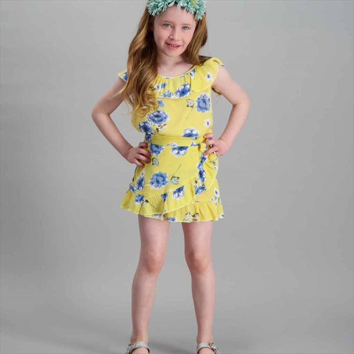 تنورة بطباعة أزهار