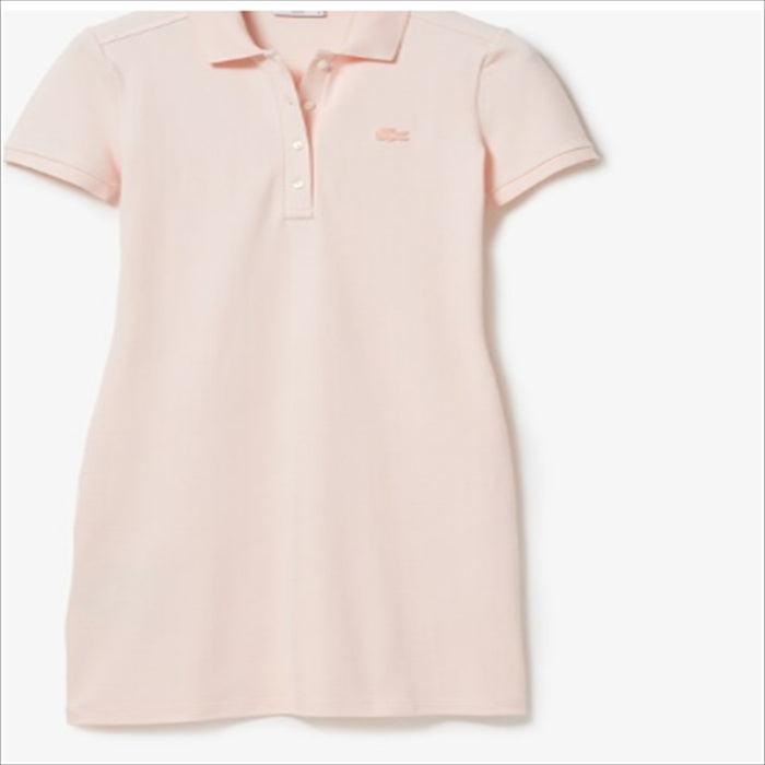 فستان بولو نسائي من قطن بيكيه المرن