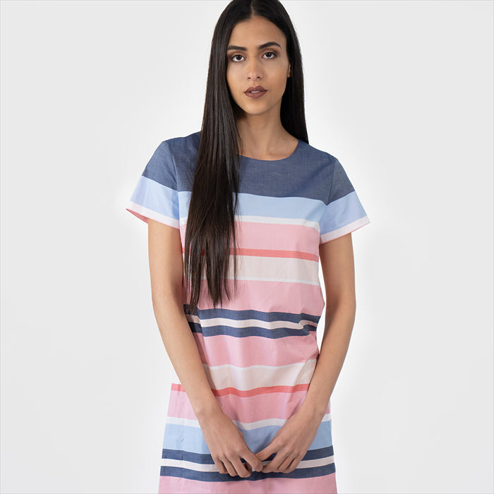 فستان كاجوال مطبع